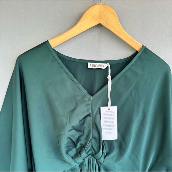 🎉5 for $45 🎉 NWT Grace Karin Top Blouse Shirt Size S - Picture 3 of 9